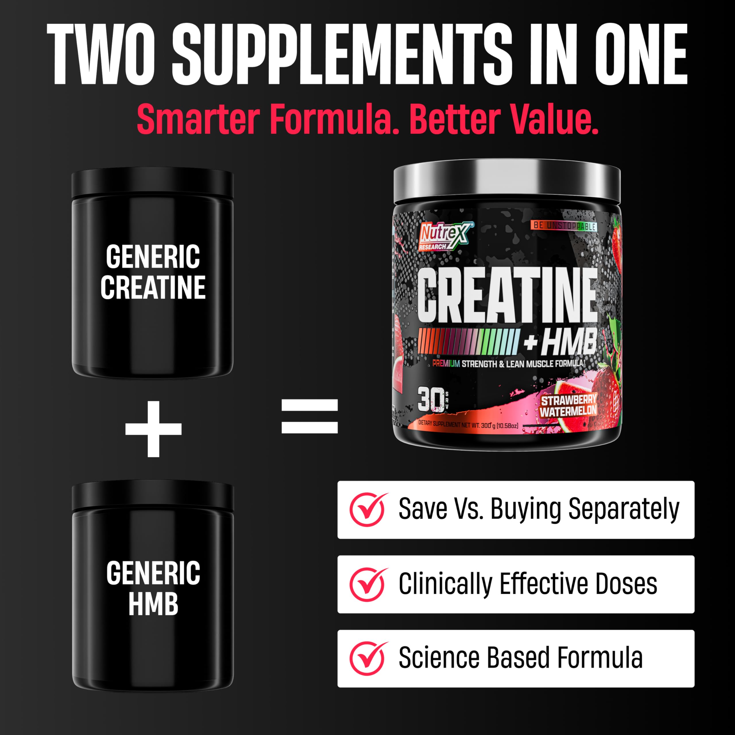 Nutrex Research Creatine HMB Powder - Creatine Monohydrate Powder with HMB for Muscle Growth, Strength, Energy and Performance - Transparent Formula — Amazon image 7