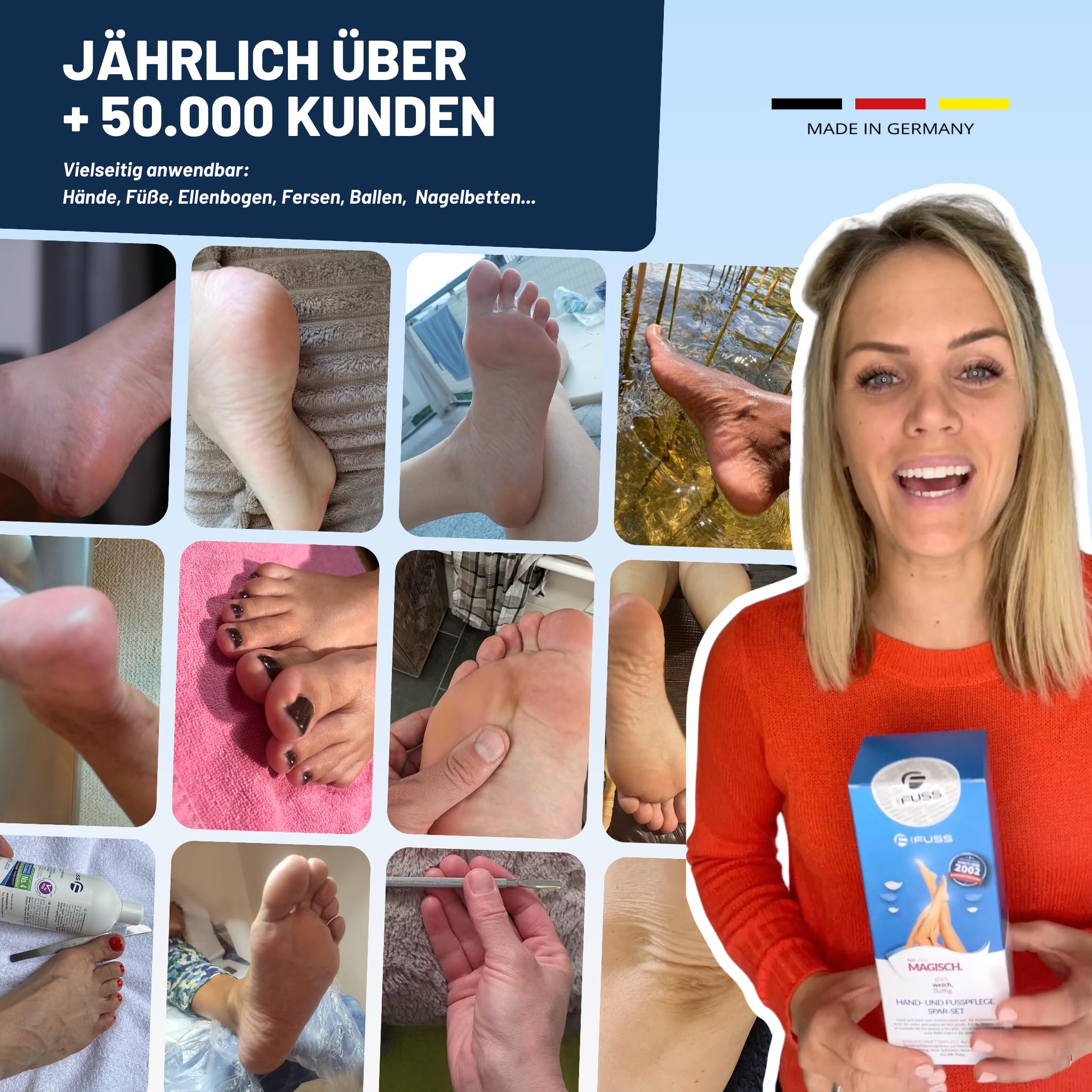 Mr. Fuss® Anti-Callus, Regrowth System - Środek do usuwania martwego naskórka - Rozwiązanie nr 1 - silnie zmiękcza