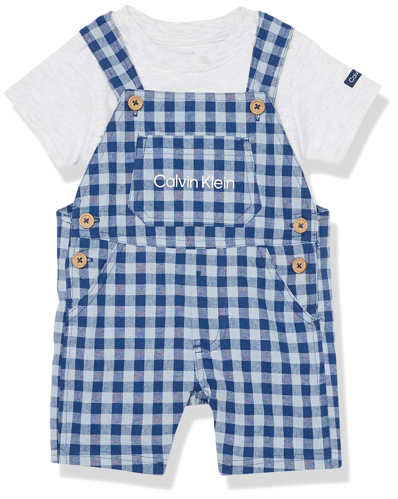 Calvin Kleinbaby-boys 2 Pieces Shortall Set