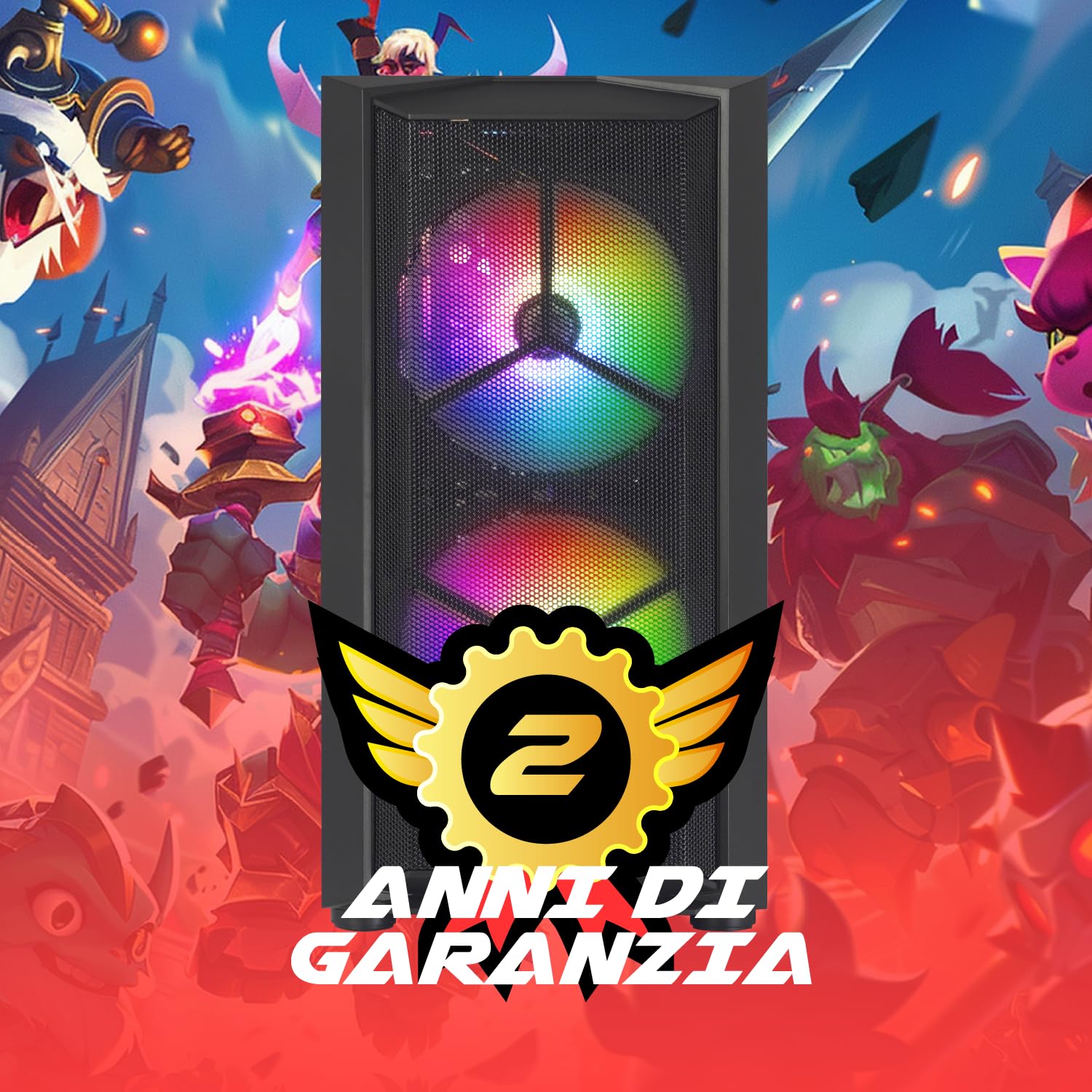 Nuwo Checkpoint PC Festes Gaming i5 Intel Core CPU bis zu 3,8 GHz, RAM 16 GB, GT730 2 GB, SSD 480 GB, WiFi USB, Windows 11 Pro, Computer PC Desktop Office Gaming Komplett einsatzbereit, weiß