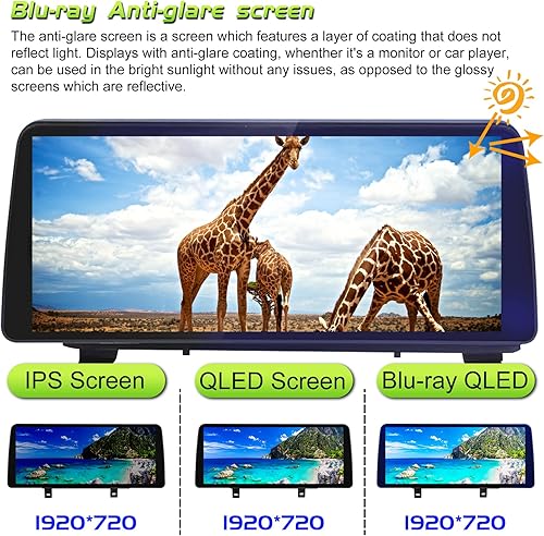 Miniatura 4 de Navegador GPS para automóvil de 123 pulgadas pantalla táctil estéreo Blu-ray para BMW X5 X6 E70 E71 con sistema iDrive CarPlay retenido sistema