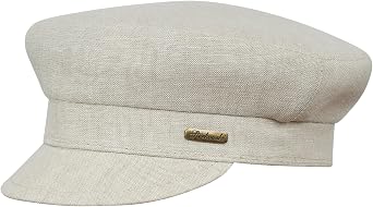 Sterkowski Fiddler Sailing Cap | Linen Breton Cap for Men and Women | Summer Breathable Sailor Cap