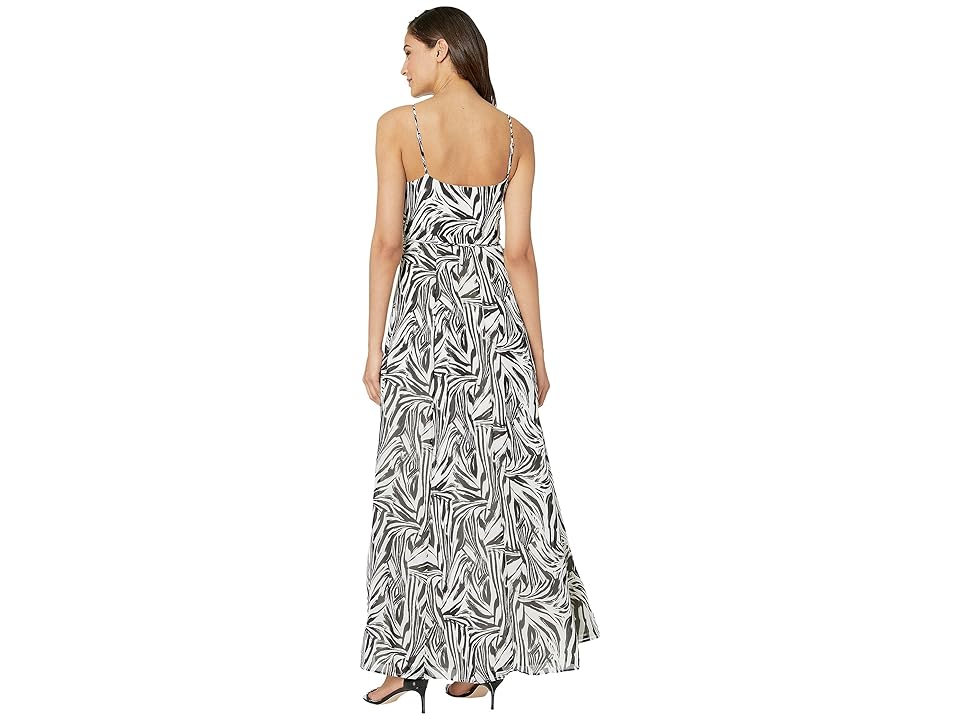 

WAYF Arabella Cami Wrap Dress (Black/White Zebra Print) Women's Dress