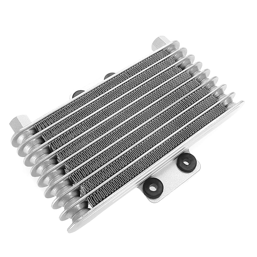 Radiator Motorcycle Oil Cooler Cooling Radiator Universal Aluminium Alloy Engine Transmission Cooler For Motorcycles Dirt Pit Bikes