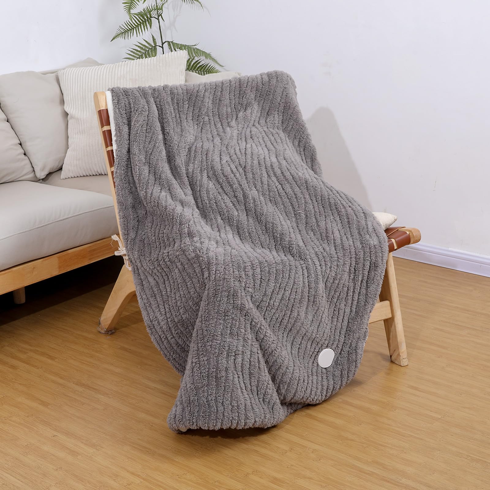 Amazon | FOGABER 電気掛け毛布 電気毛布 電気ひざ掛け 電気