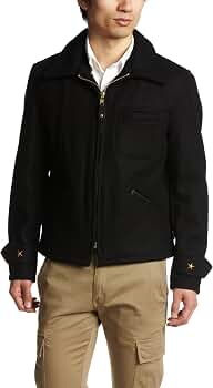 Amazon | [ショット] 716 WOOL CPO JKT 7176 87 NAVY 34 | コート