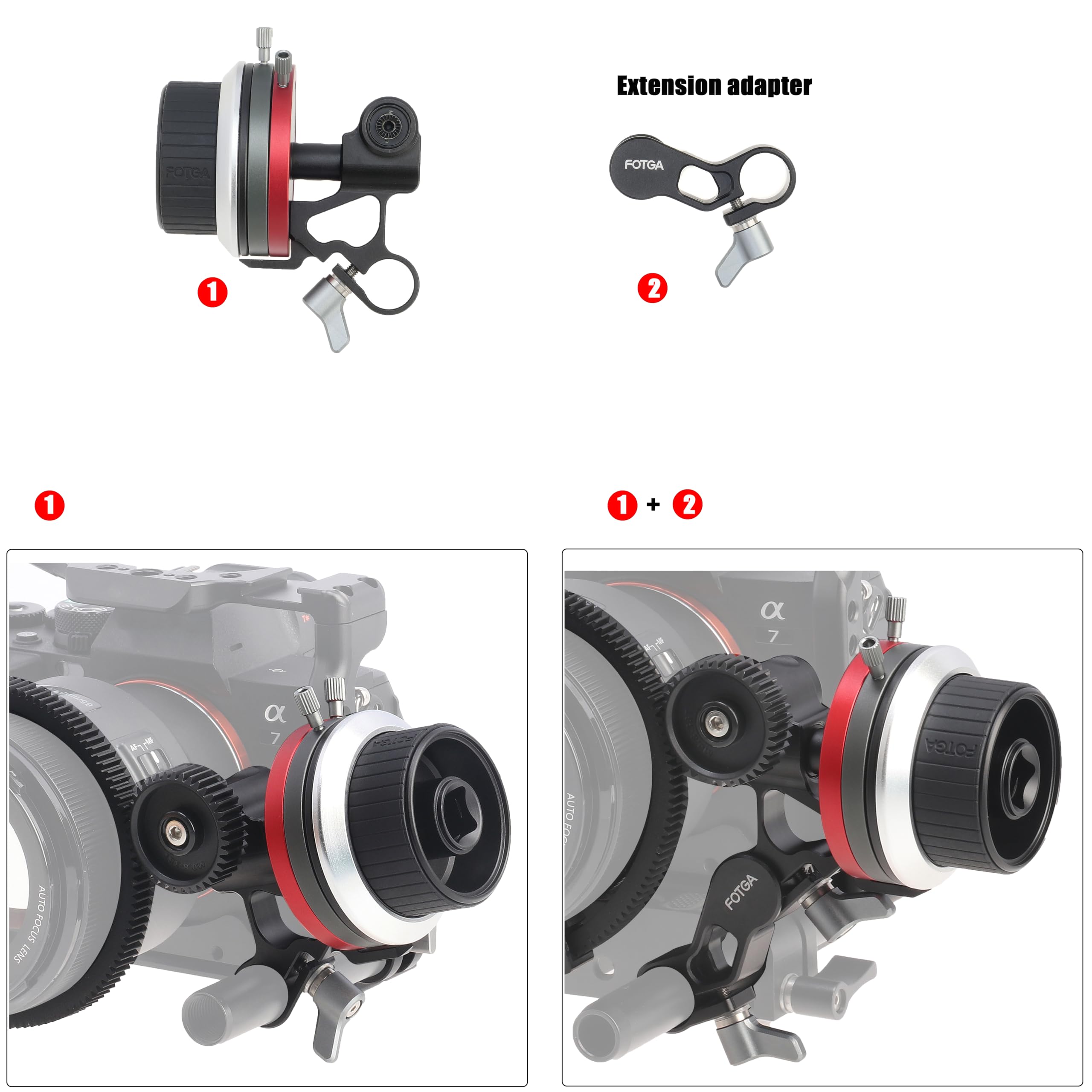 Amazon.com: FOTGA: Follow focus,matte box and accessories