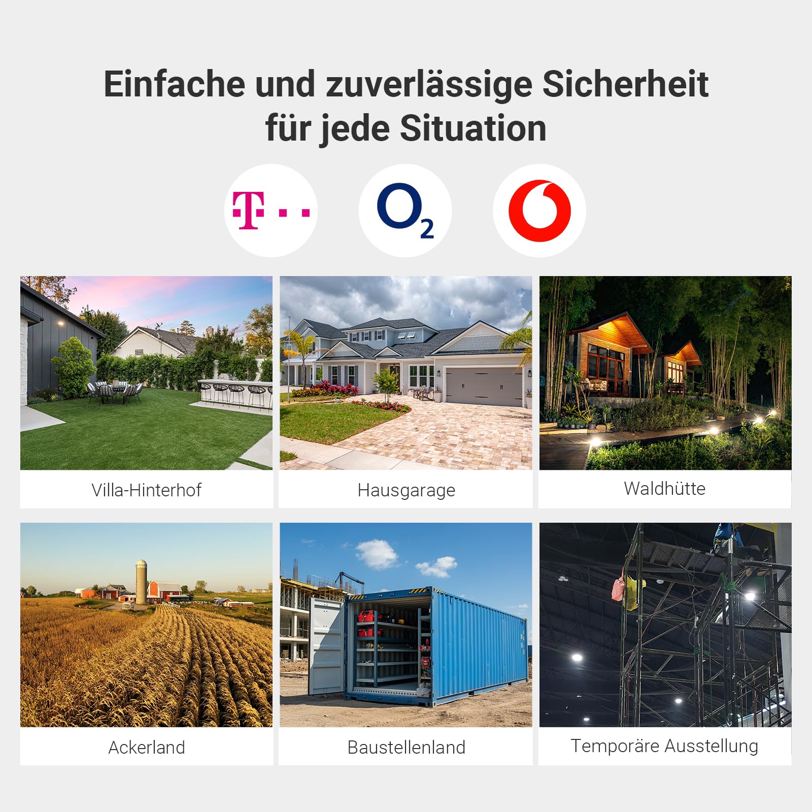 EZVIZ 4G LTE Überwachungskamera Aussen Solar, CB8 Lite 4G mit 5W Solarpanel