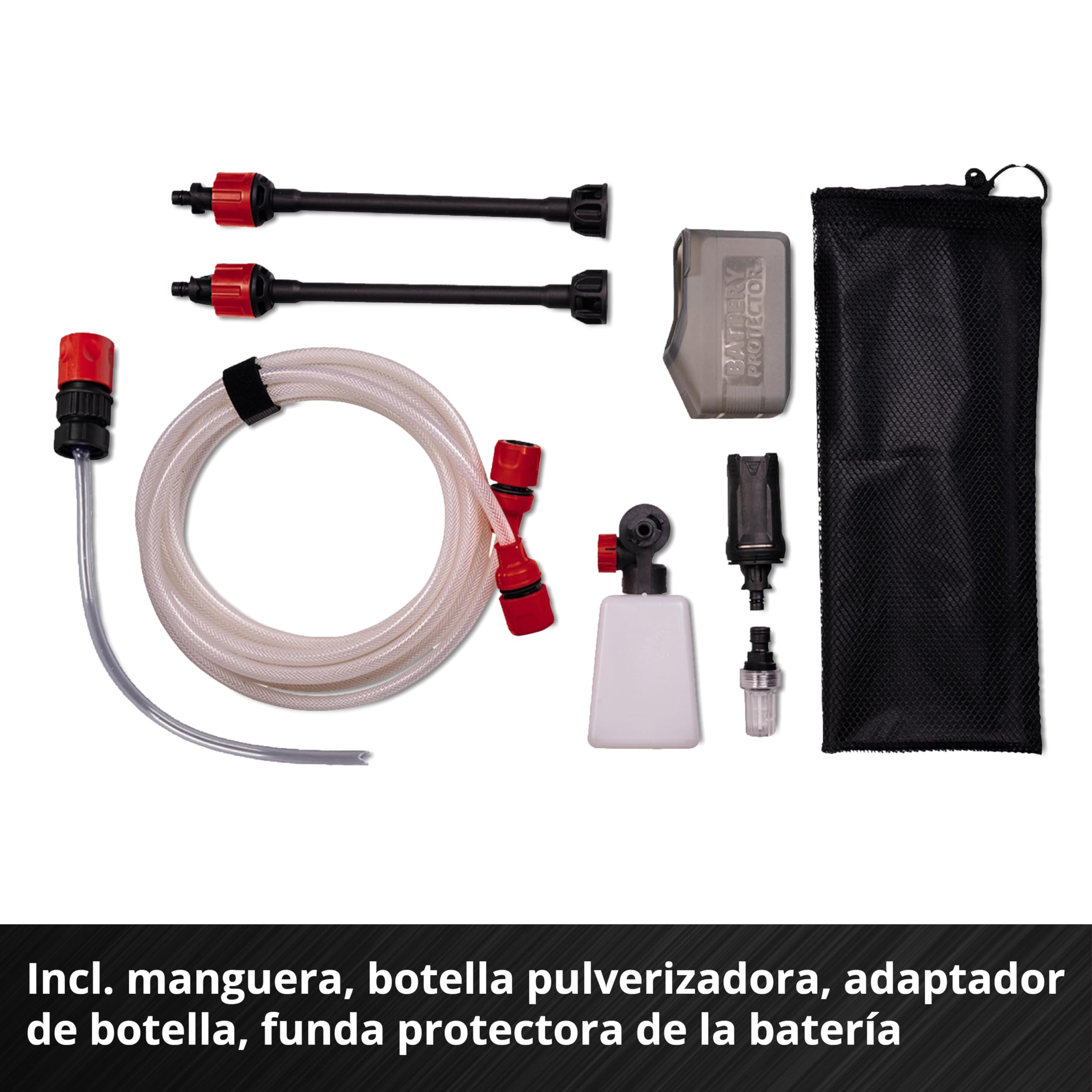 Einhell Pistola limpiadora a presión con batería HYPRESSO 18/24.1 Power X-Change (18 V, 24 Bar, Limpieza y riego móviles, 240 L/h, Incl. Accesorios, sin batería ni Cargador)