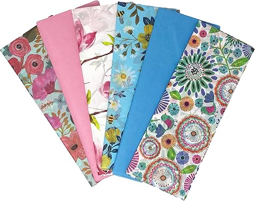 Jillson Roberts - Papel de seda impreso, suministros de envoltura de regalos para Navidad, bolsas de agradecimiento, cumpleaños, bodas y más,