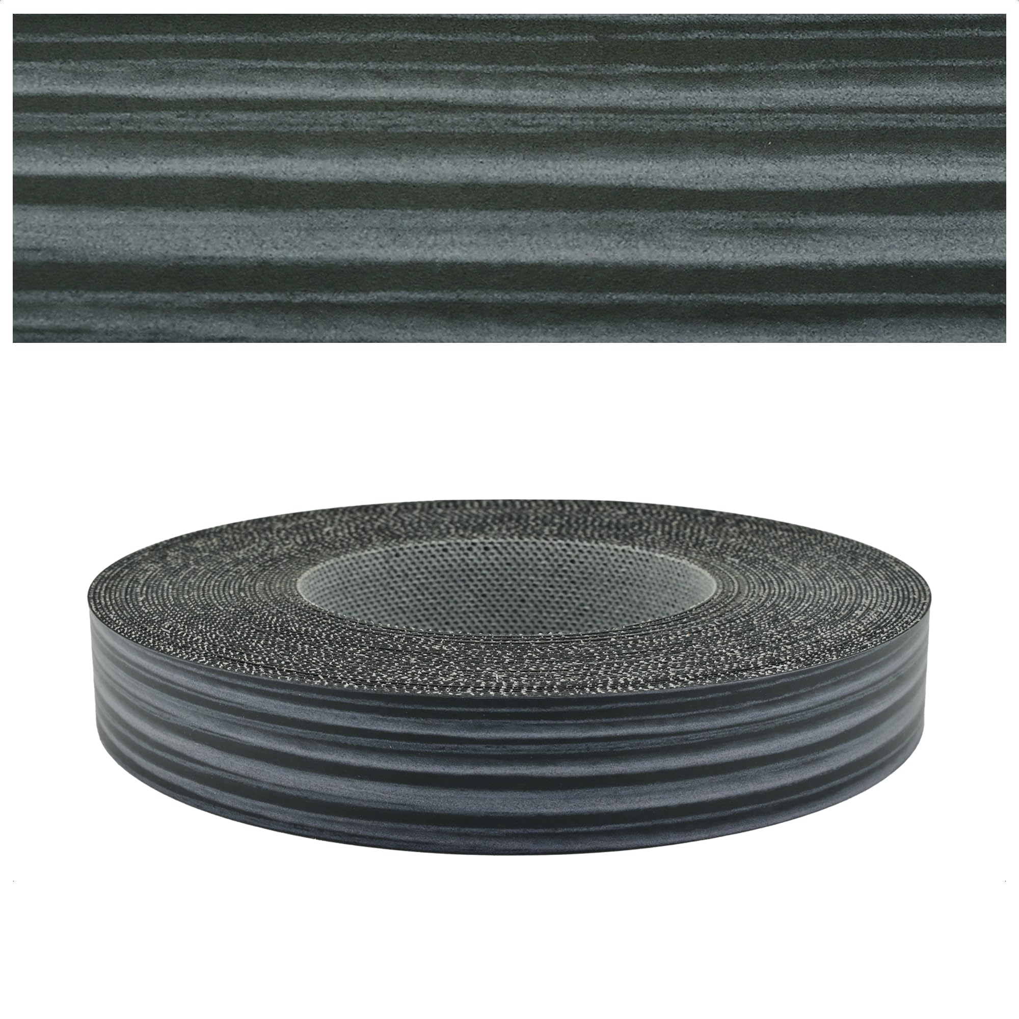 Mprofi MT® Melamine Edge Banding Black Surf | 22mm X 5m | Melamine Edging Tape | Iron-On Edge Trim with Hot Melt Adhesive | Durable & Easy to Apply for Furniture, Shelves & Worktops — image 1