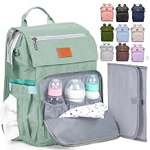 PILLANI Baby Diaper Bag Backpack - Baby Bag for Boys & Girls, Large Waterproof Diaper Backpack - Toddler Diaper Bag with Changing Pad, Boy Baby Shower Gifts for Mom - Newborn Stuff, Baby Essentials