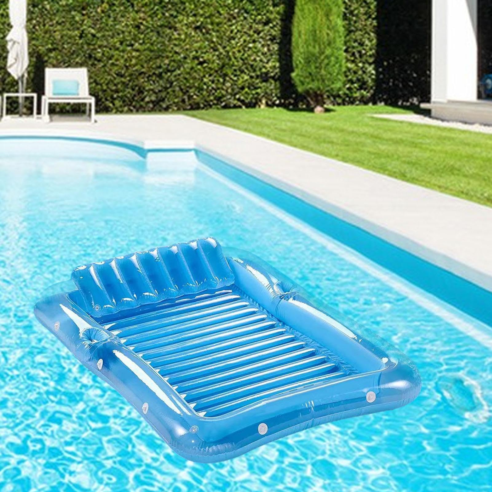 Flotas de la Piscina | Hamacas de la Piscina Inflable | Hamaca Flotante de | natación | Hamaca Flotante de Piscina | Balsa de natación de Malla | de Agua de Piscina para Adultos y niños
