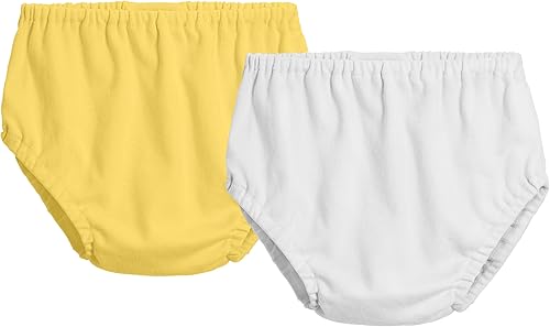 Miniatura 20 de City Threads Baby Girls Boys Diaper Covers Bloomers Cotton Soft Comfortable Durable Made in USA 2-Pack