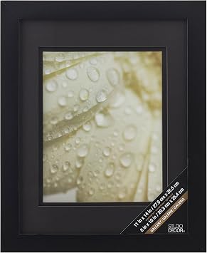 Studio Decor Black Gallery Wall Frame with Black Double Mat