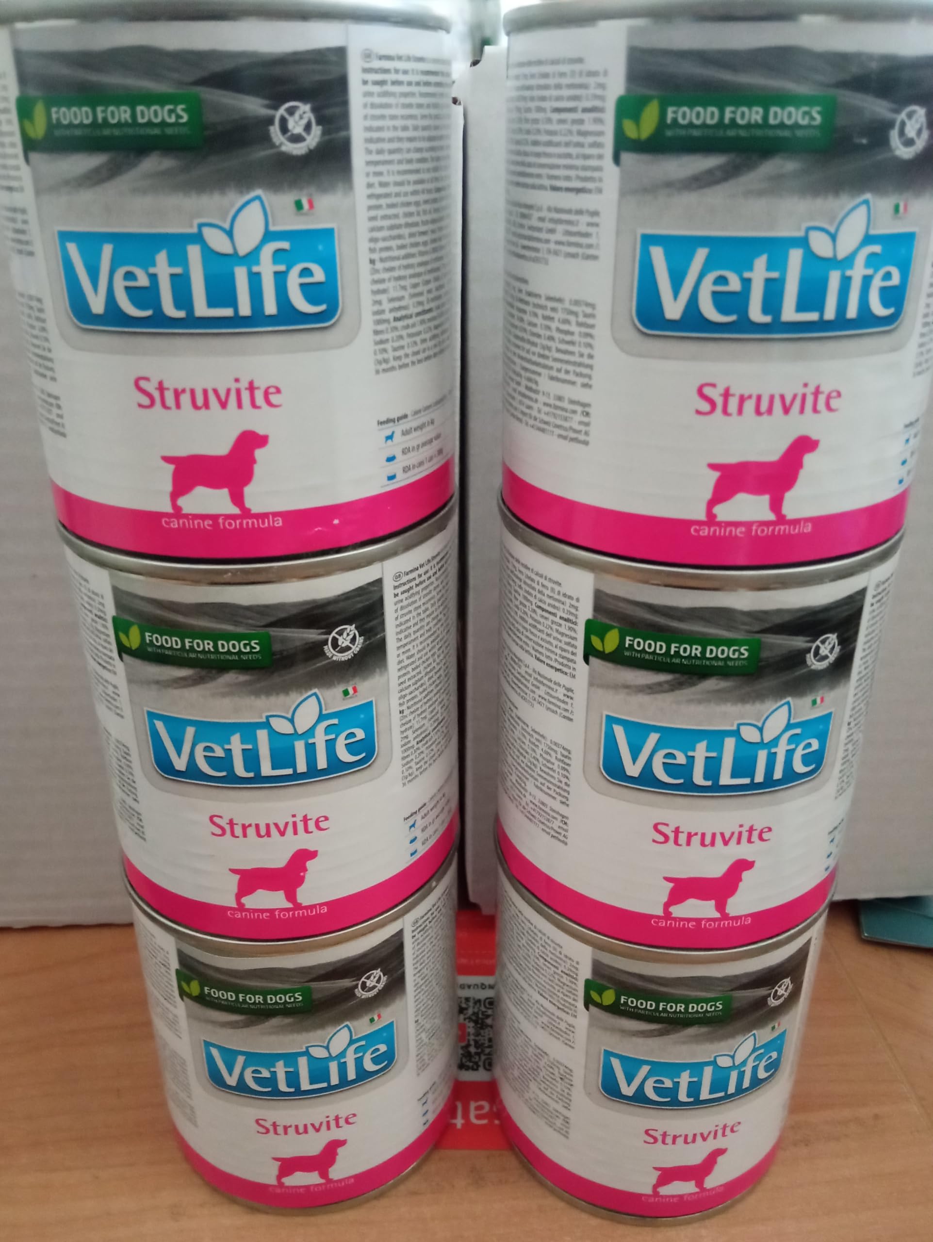 Farmina – Vet Life húmedo para perro Struvite 300 g, juego de 6 unidades