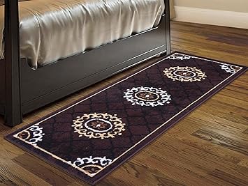 Carpet Galore Solid Modern Runner (Brown, Polypropylene, 1.6 X 5 Feet)