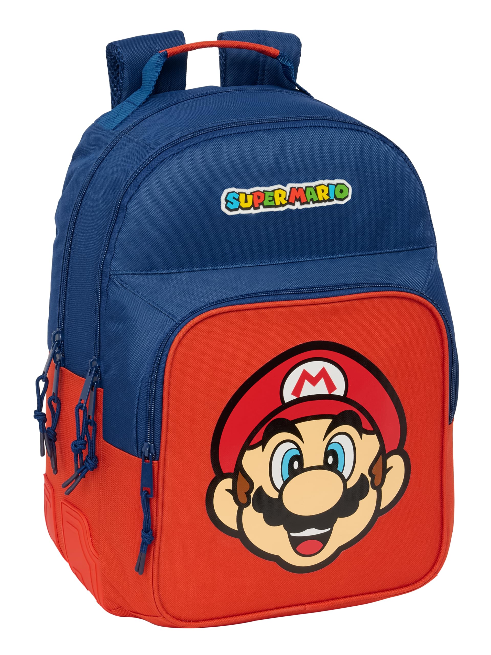SUPER MARIO MAMMA MIA – Children's School Backpack, Ideal for Children of Different Ages, Comfortable and Versatile, Quality and Resistance, 32 x 15 x 42 cm