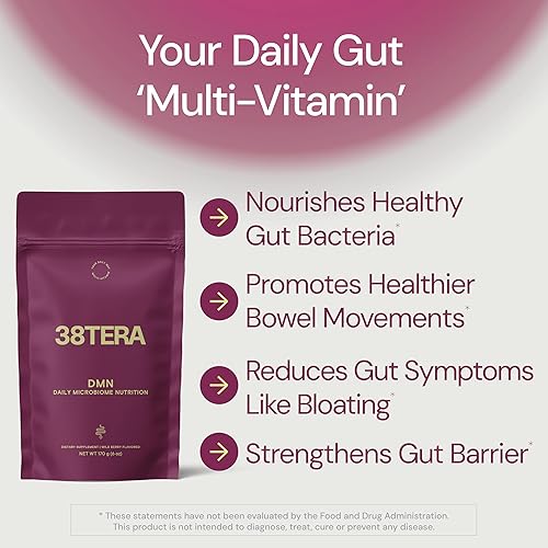 Miniatura 3 de DMN (Daily Microbiome Nutrition), 6 onzas, polvo de fibra a base de plantas con 3 prebióticos diferentes, ayuda a la salud digestiva e intestinal,