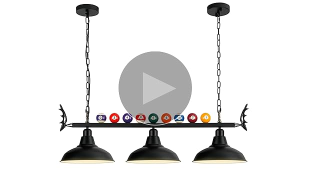 LEDライト付きテーブルビリヤード Amazon.com: LuoliiTa Pool Table Light, Billiard Light for 7