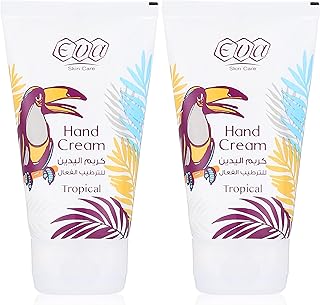 Eva Skin Care Hand Cream Tropical 60ml (Pack of 2)