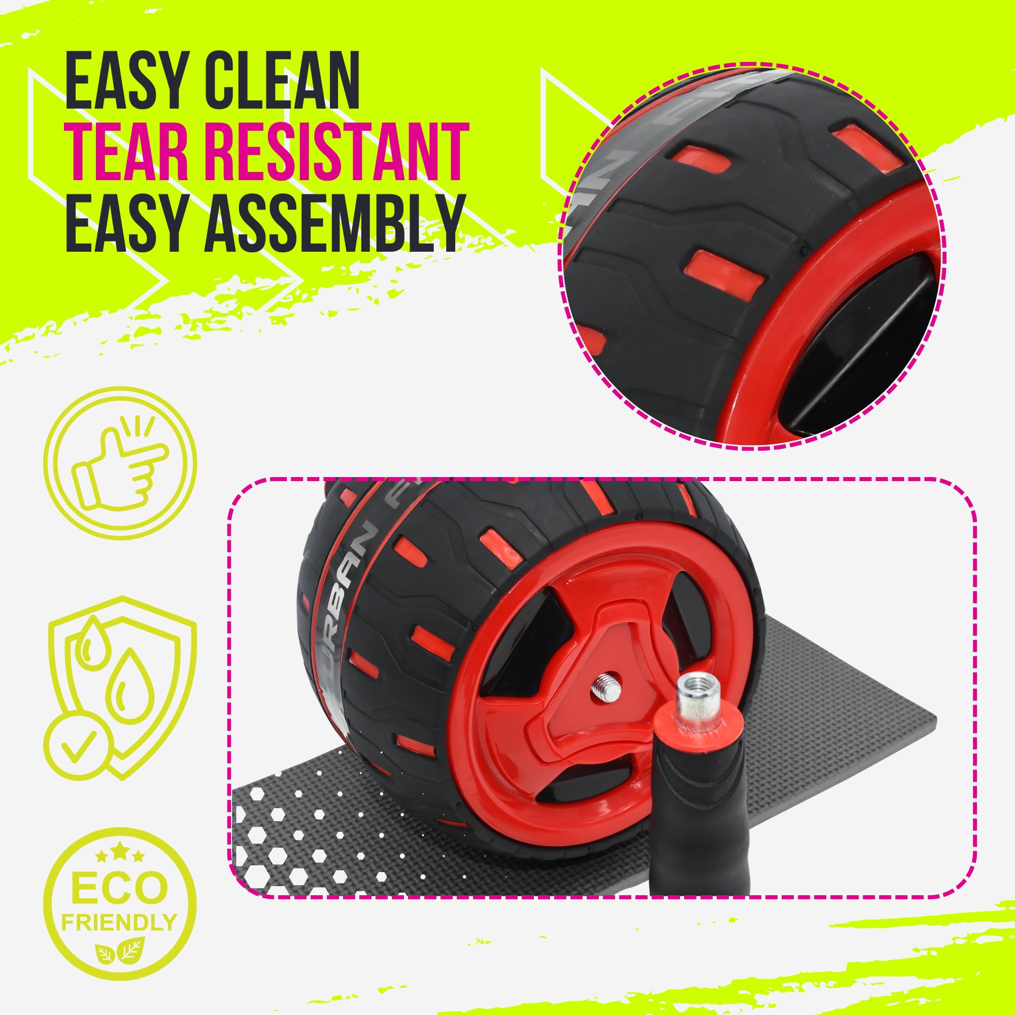 Urban Fitness Rebound Ab Wheel