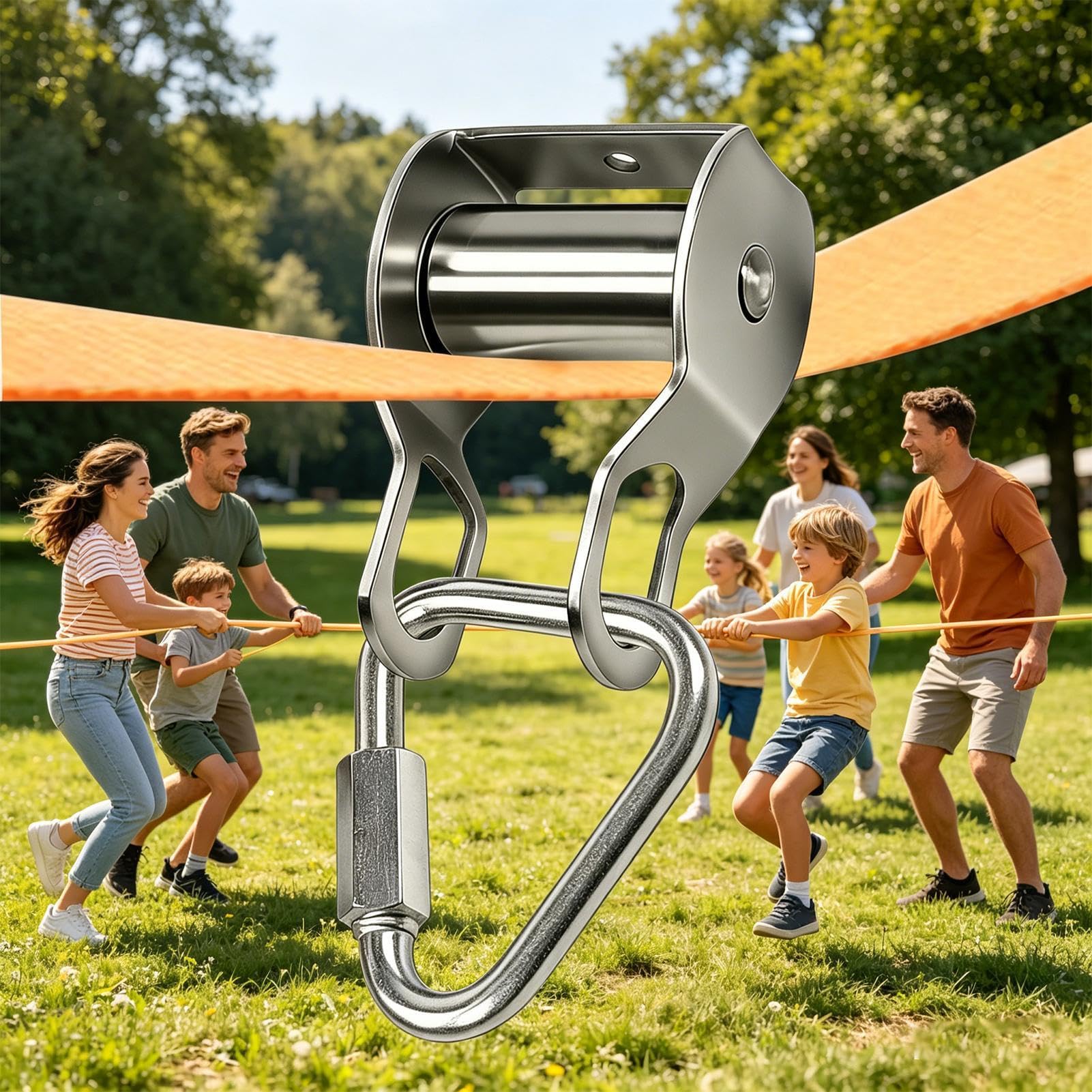 Slacklines Seilrolle Slider Outdoor Seilrutsche Set Slacklines Rollensystem, Wetterfest Für Verschiedene Gelände, Einfache Montage Für Garten Camping, Spielzeug Für Kinder Und Familien