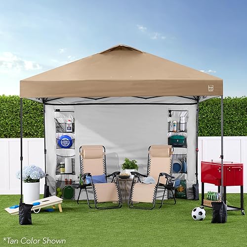 Miniatura 96 de Best Choice Products Carpa Toldo Desplegable de 10x10 pies para Instalación de 1 Persona, Refugio Portátil Instantáneo con Botón de 1 Toque