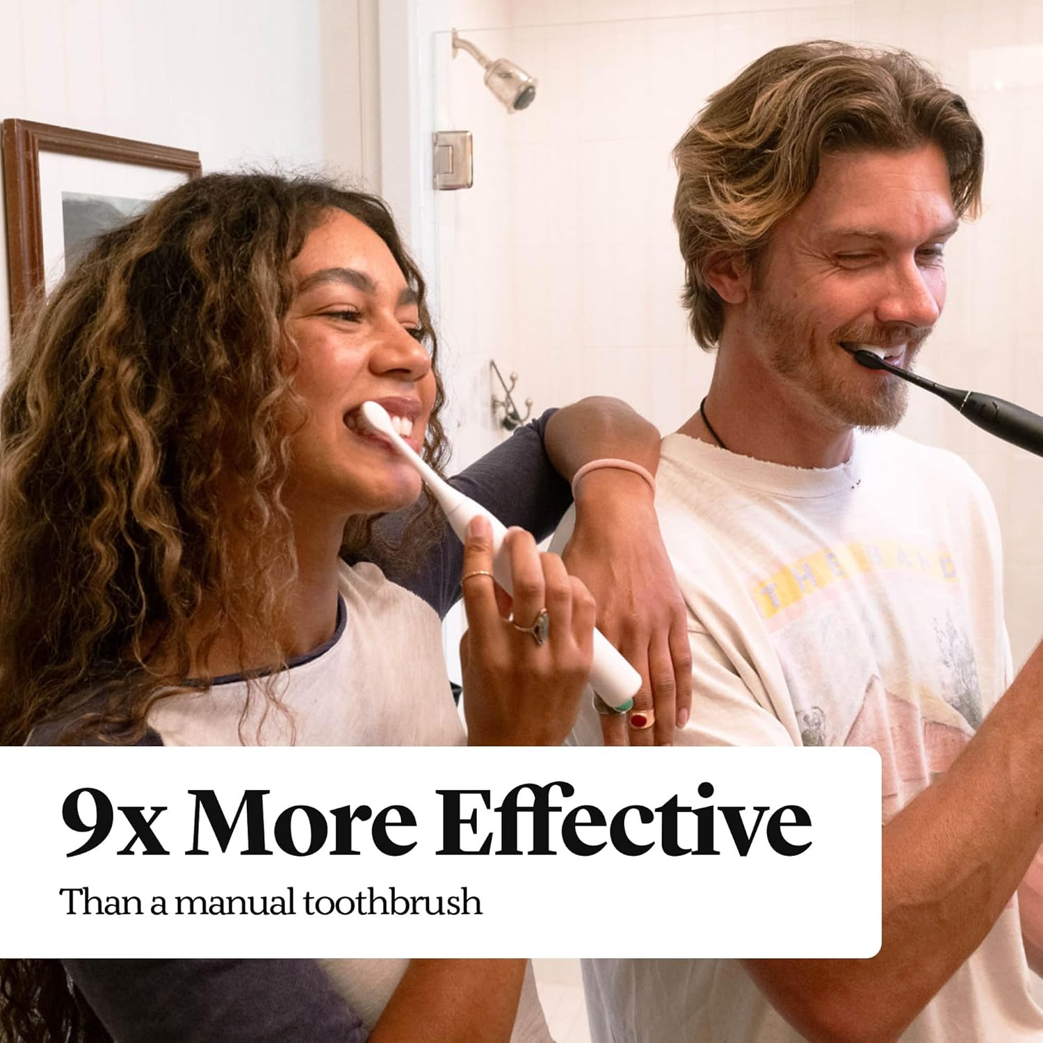 Made by Dentists PRO‑X Sonic Electric Toothbrush for Adults – Dentist‑Designed Whitening Rechargeable Toothbrush, 9 x More Plaque Removal, 70 Day Battery, 3 Modes, Travel Case & Extra Heads, White