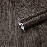 Vista 33 de Dimoon Papel tapiz de 197'' x 17.7'' Shiplap Engrosado Blanco Gris Madera Despegar y Pegar Papel tapiz Gris Blanco Madera Papel de Contacto Blanco