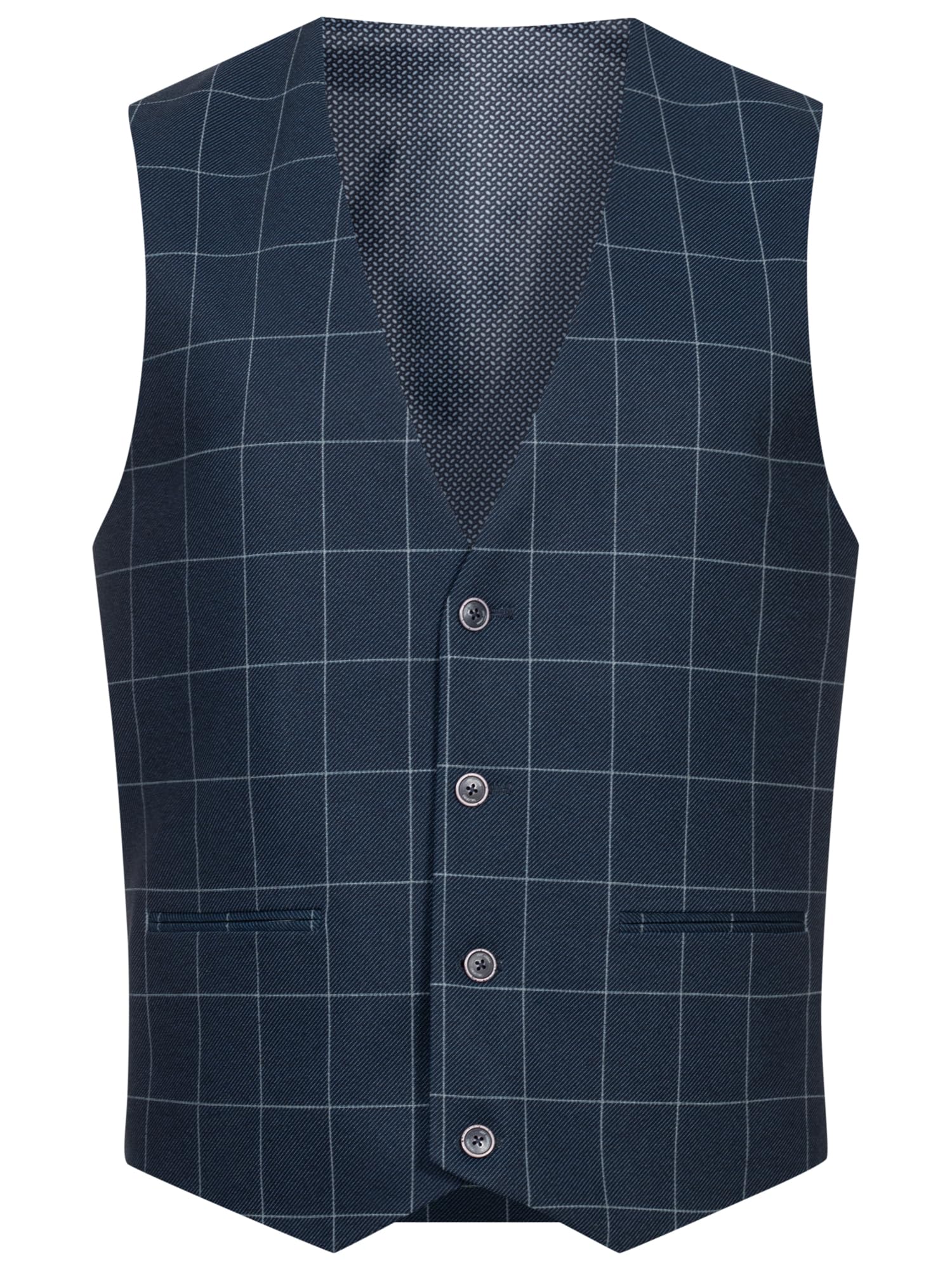 JEFF Uomini Coolidge Vest | Gilet da abito con percentuale di viscosa