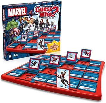 الفوز يحرك Marvel تخمين من? لعبة لوحية