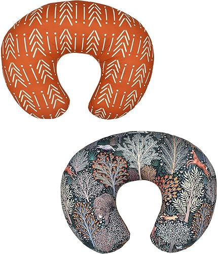 Little Jump Paquete de 2 fundas de almohada de lactancia para almohadas de lactancia, suaves y cómodas, se adaptan de forma segura a almohadas de