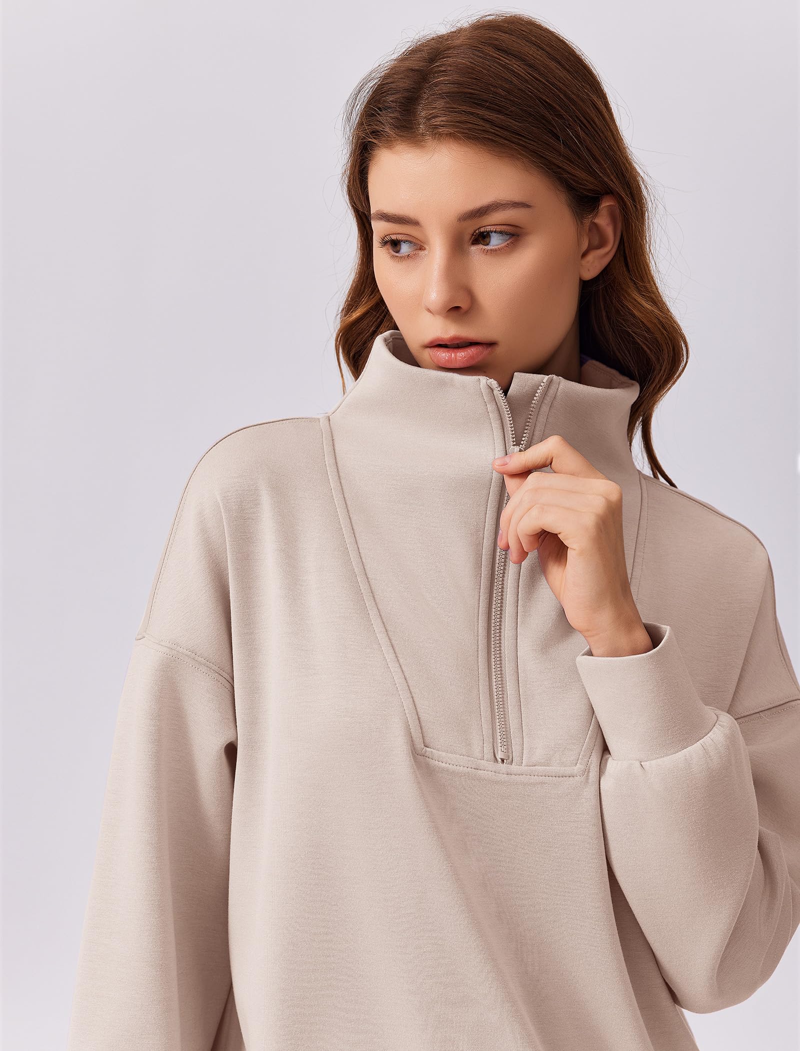 PINSPARK 2 Piece Sets for Women 2024 Fall Outfits Sweatsuit Oversized Sweatshirt Wide Leg Sweatpants Matching Set Tracksuit — view 4
