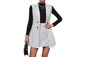 Chic Plaid Skirt Outfit: Professional Style for Women