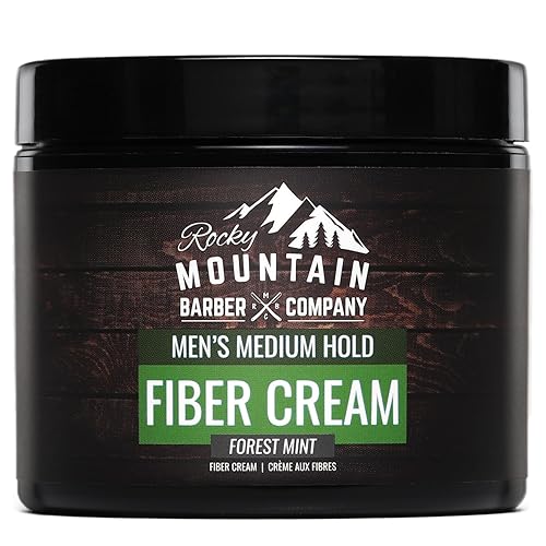 Men’s Fiber Hair Cream - Classic Hair Styling Product with