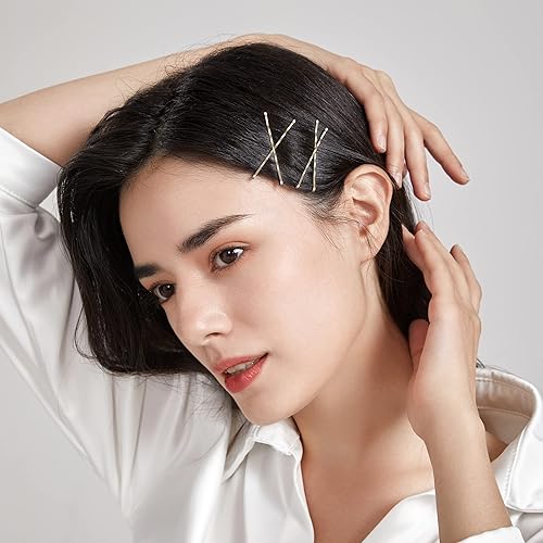 Miniatura 5 de Dofash - Alfileres ondulados de 2.0 in/2 pulgadas, cabello rubio en tarjeta, horquillas para rizos, estuche Bobby, accesorios para el cabello para