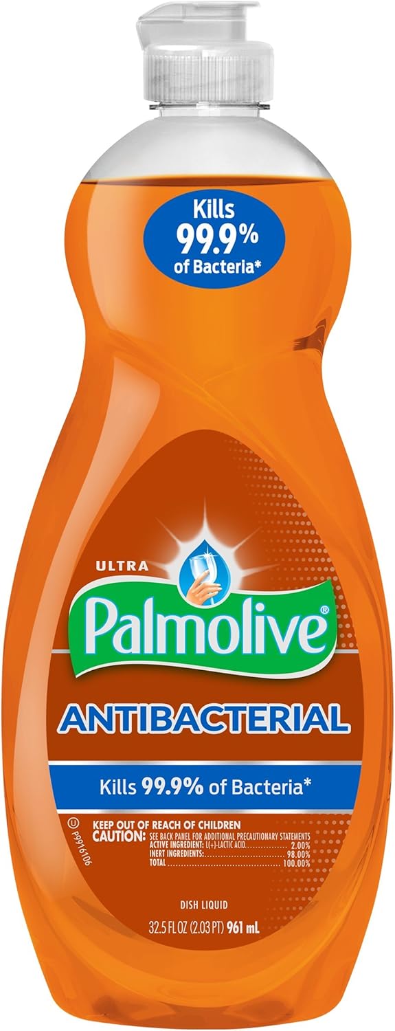 Palmolive Ultra Dish Soap, Antibacterial - 32.5 Fluid Ounce (9 Pack)