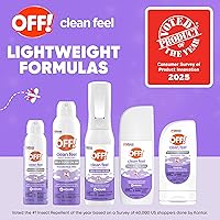 Vista 8 de Off! Clean Feel - Aerosol repelente de insectos con 20% de picaridina, protección de larga duración sin DEET contra mosquitos, control de plagas sin