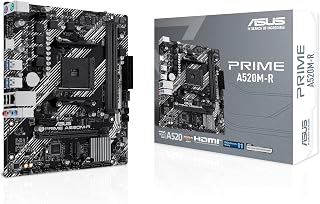 Asus PRIME A520M-R Placa Mãe AM4 DDR4 HDMI M.2 USB 3.2