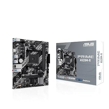Asus PRIME A520M-R Placa Mãe AM4 DDR4