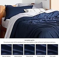 Vista 5 de Bedsure Funda de edredón tamaño Twin/Twin XL - Juego de ropa de cama suave de doble cepillado para niños y adultos, cierre de cremallera, 2 piezas