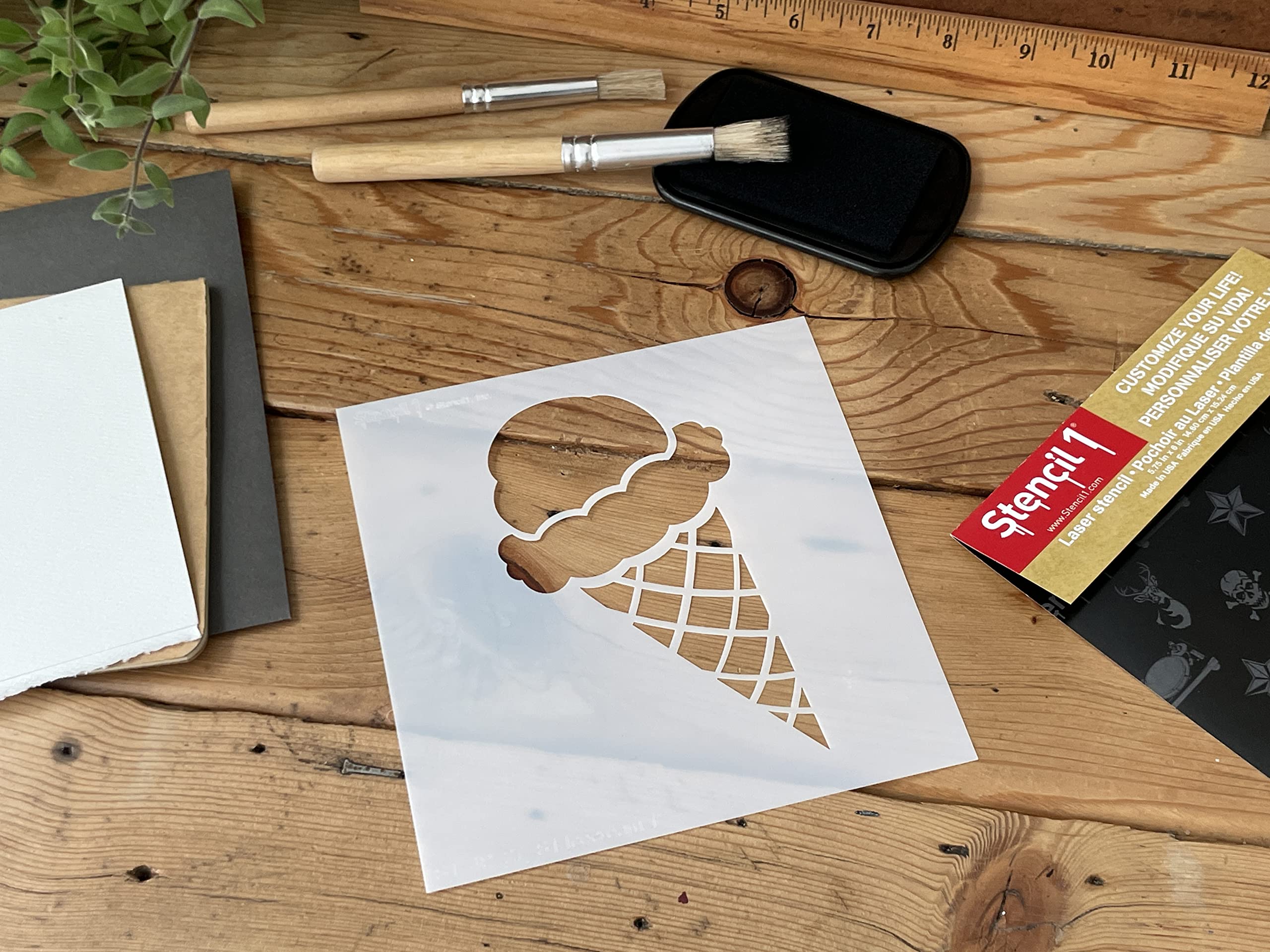 Mum Flower Stencil - Reusable Craft Stencil For Walls, Fabric & DIY Projects