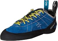 SCARPA Men's Helix Lace Rock Climbing Shoes - Comfortable Lace-Up for Trad, Sport, Gym & All-Day Climbing
