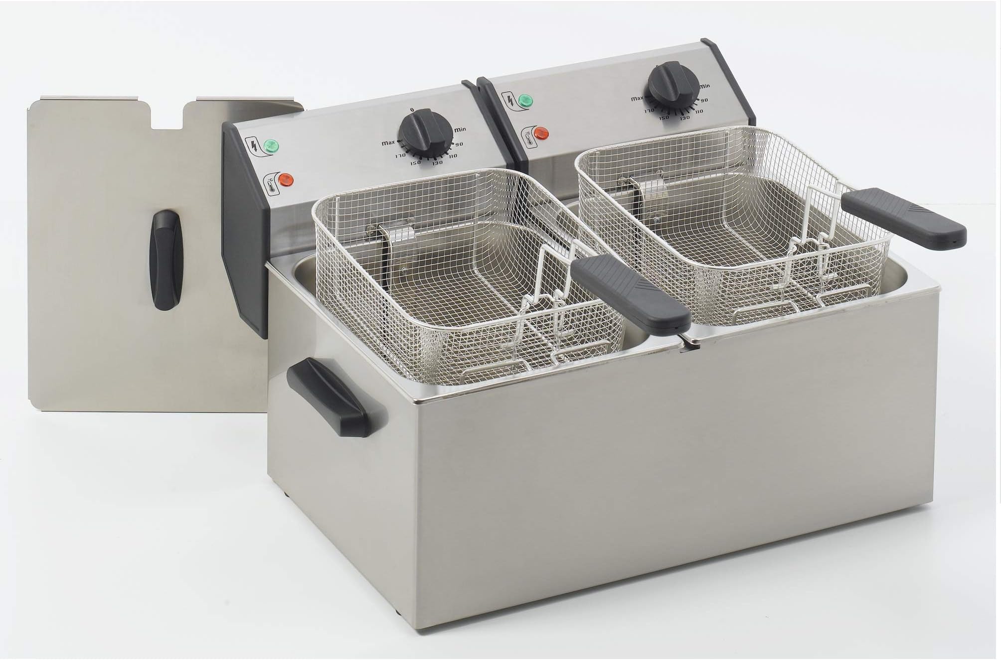 Roller Grill FD 80D Counter Top Deep Fat Fryer, Twin Tank, 16 L