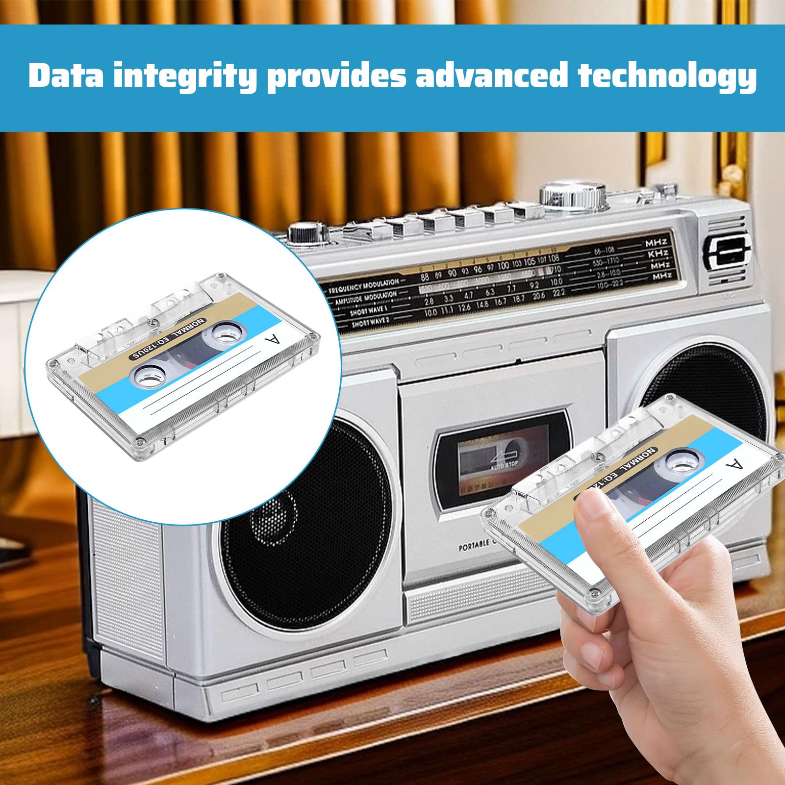 Blank Cassette Tapes 90min,6 Pcs Blank Cassette Tapes For Recording Blank Tapes For Recording 90 Min Recording Time Cassette Tapes Blank For Car Stereo Systems And Other Devices