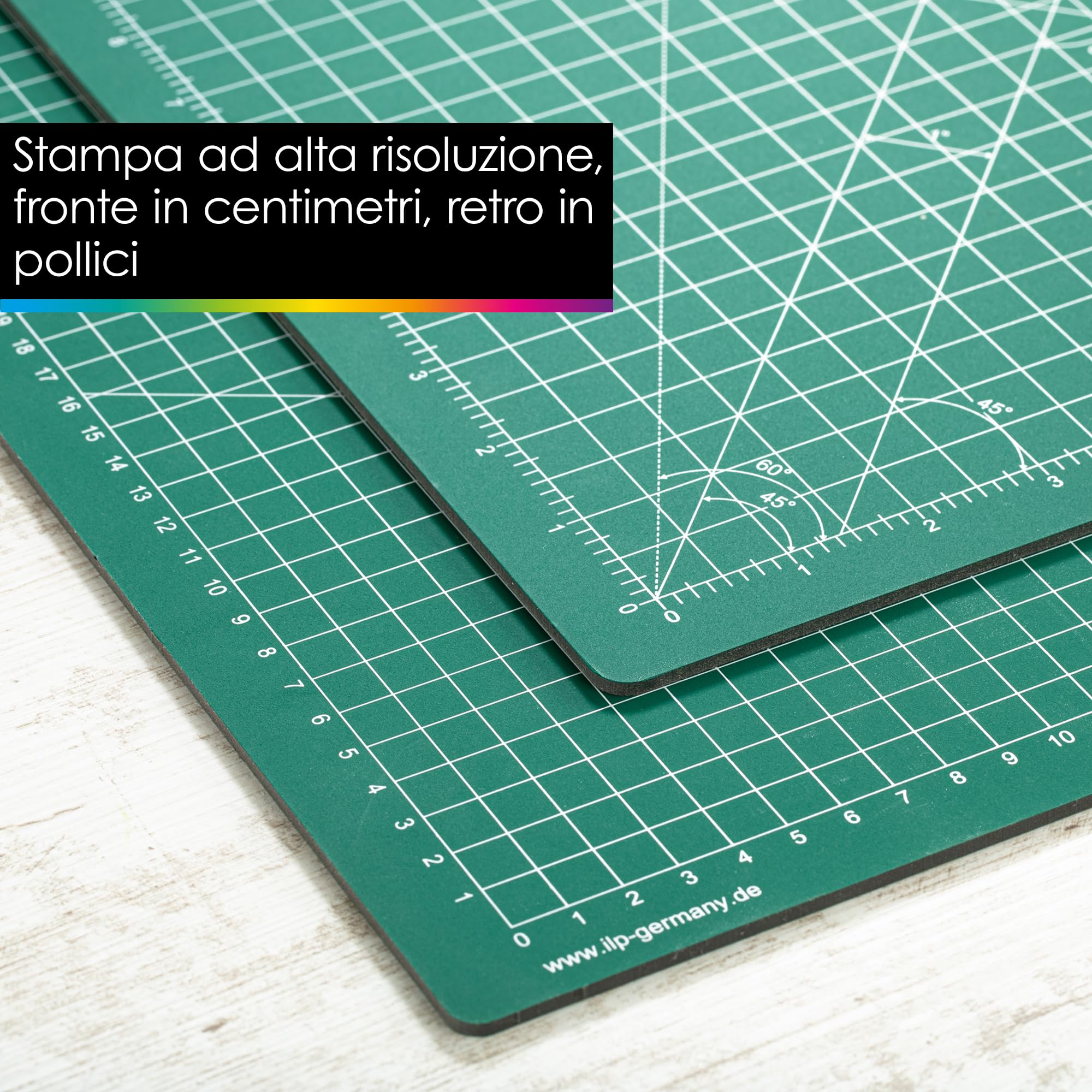OfficeTree Tappetino da Taglio A1 90x60 - Base Taglio Autorigenerante PVC 3 Strati Riciclabile