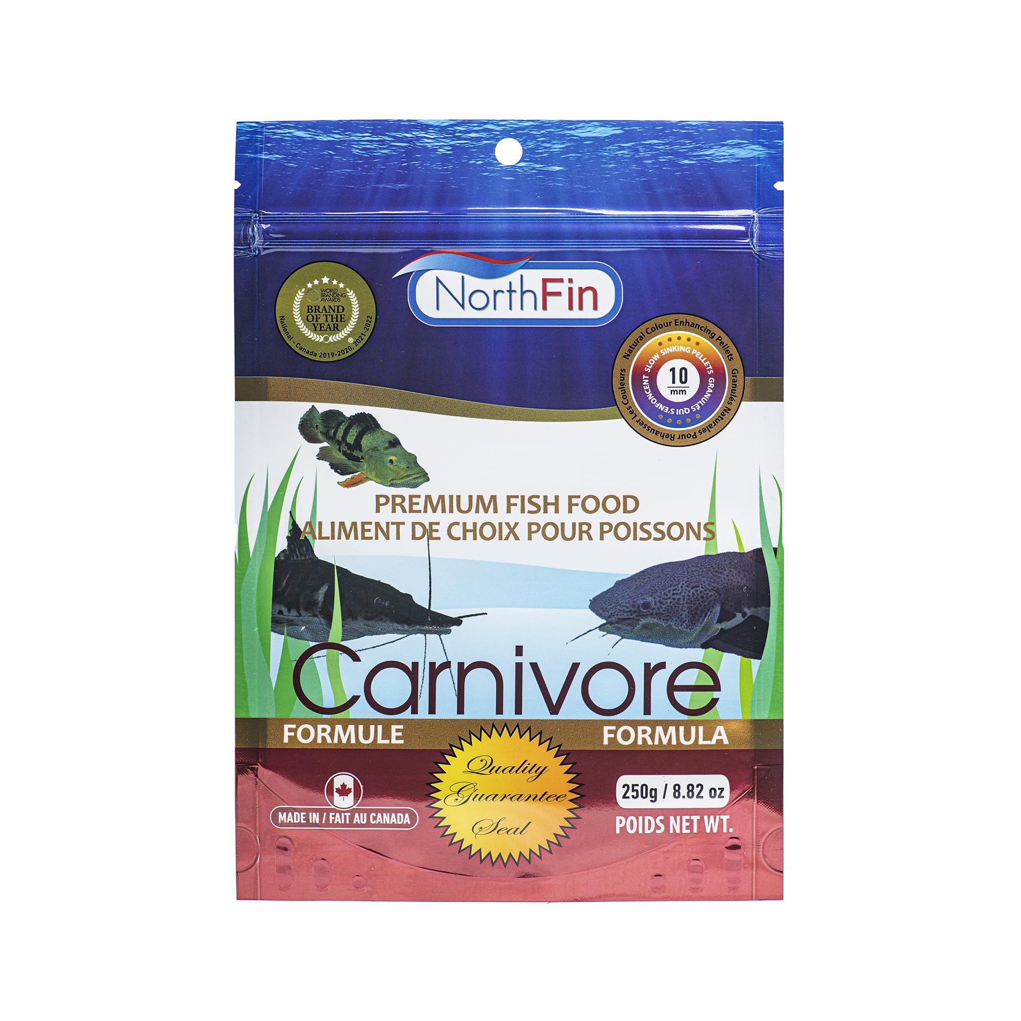 Food Carnivore Formula 10Mm Pellet 250 Gram Package