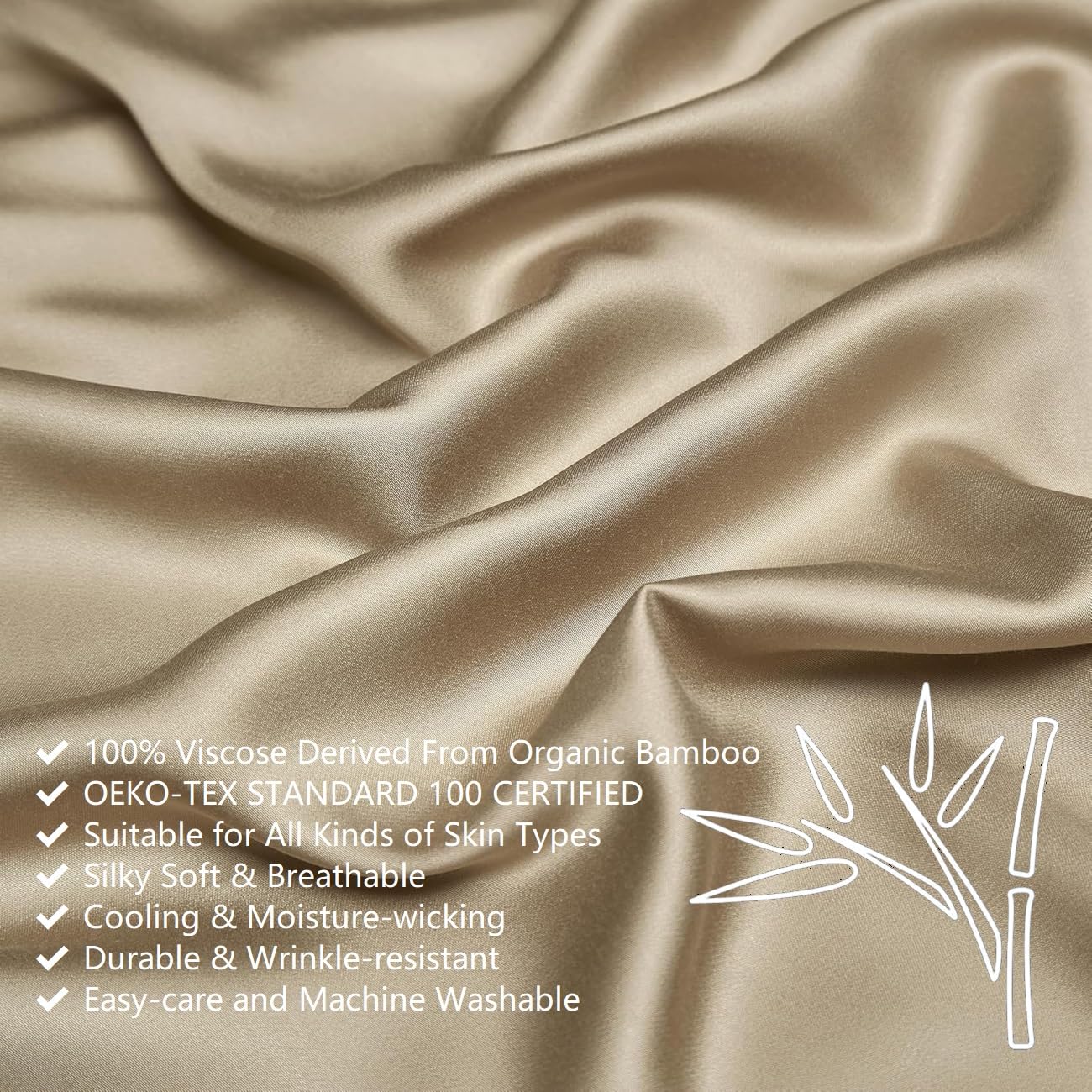 Set Copripiumino DOZ By SIJO In Viscosa Di Bambù Biologico, King Size 269x228 Cm, Morbido E Rinfrescante, Con 2 Federe E 8 Passanti