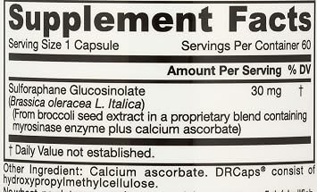 Jarrow Formulas Brocco Max 500 MG, 60 CT